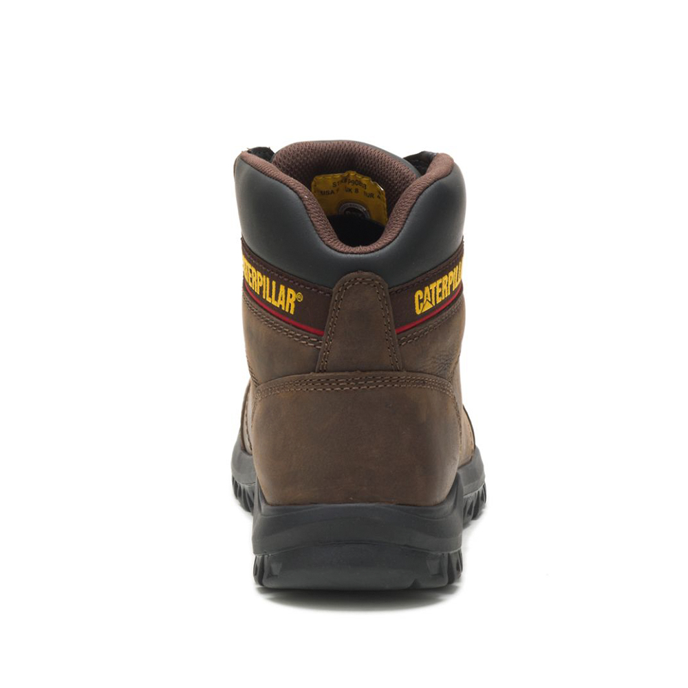 CAT Men's Work Boots with Outline Steel Toe from Columbia Safety